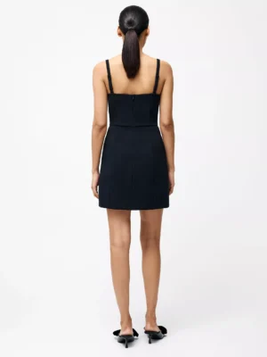 Váy mini dây đeo Whisper Bow Slit của French Connection