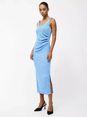 Váy Midi Dây Đeo Nút Kết Cấu Trixie French Connection, Xanh Cỏ