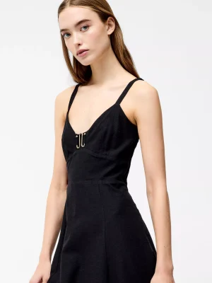 French Connection Ariette Strappy Dress, Black